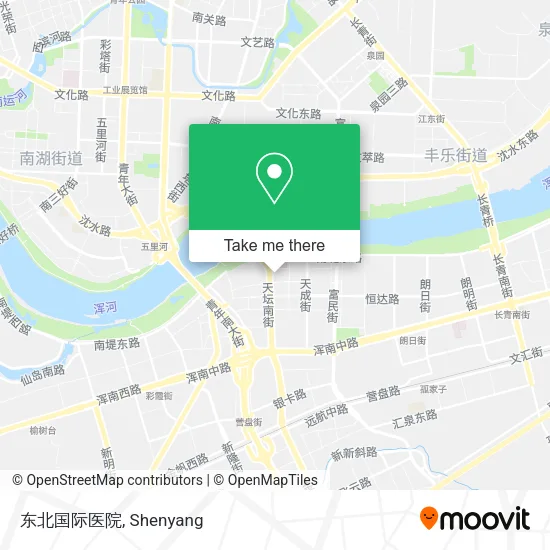 东北国际医院 map