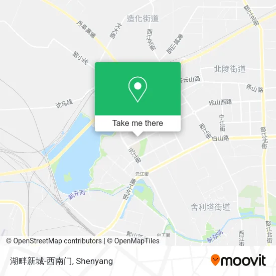 湖畔新城-西南门 map