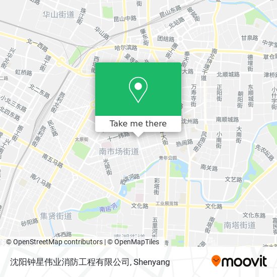 沈阳钟星伟业消防工程有限公司 map