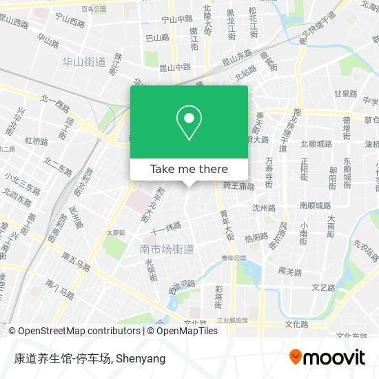 康道养生馆-停车场 map
