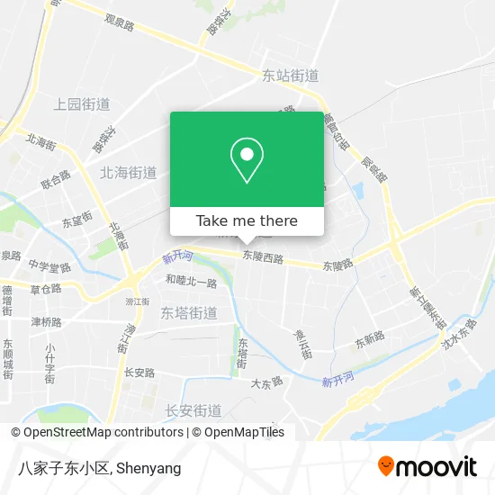 八家子东小区 map