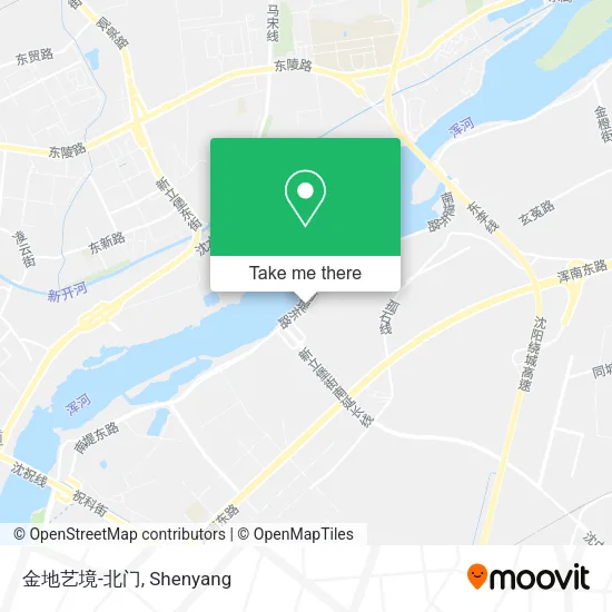 金地艺境-北门 map