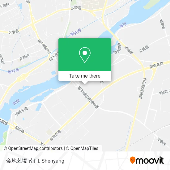 金地艺境-南门 map