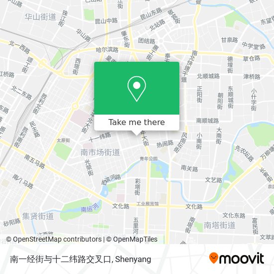 南一经街与十二纬路交叉口 map