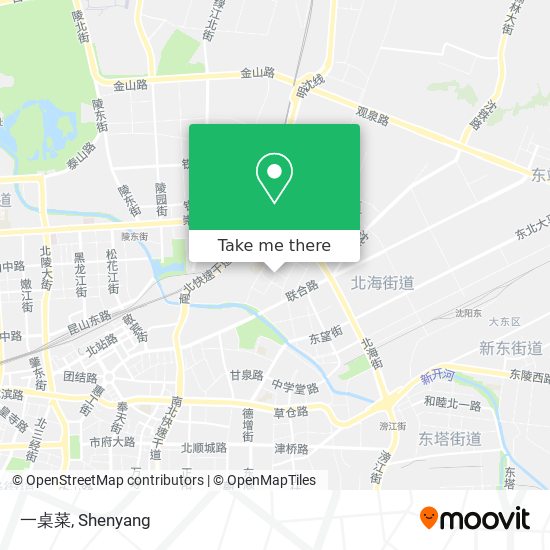 一桌菜 map