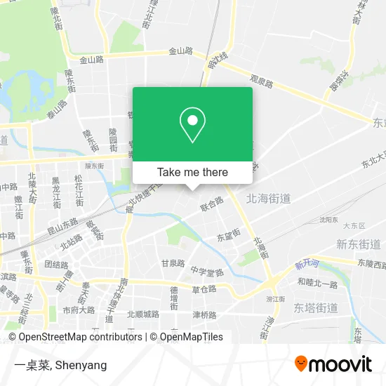 一桌菜 map