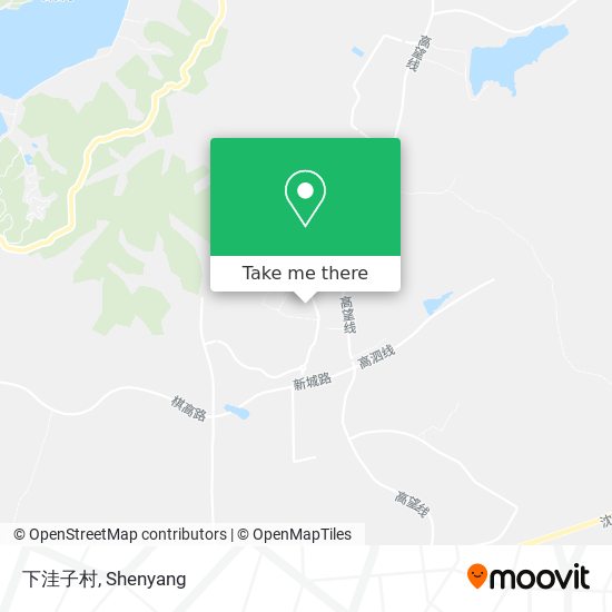 下洼子村 map
