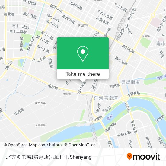 北方图书城(滑翔店)-西北门 map
