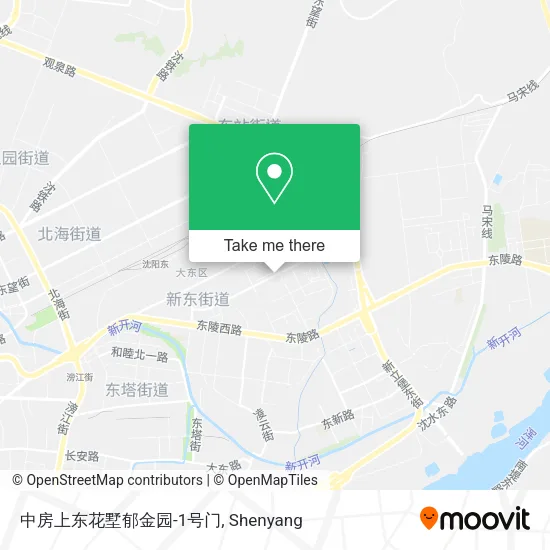 中房上东花墅郁金园-1号门 map