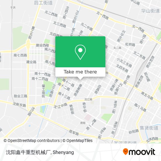 沈阳鑫牛重型机械厂 map