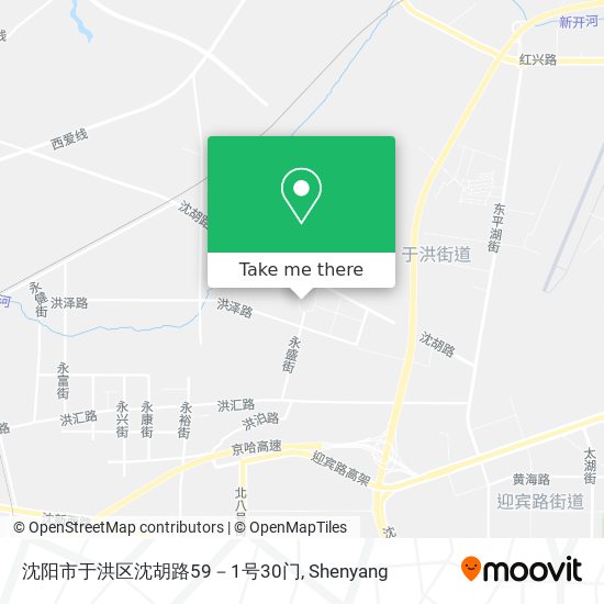 沈阳市于洪区沈胡路59－1号30门 map