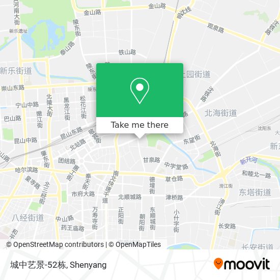 城中艺景-52栋 map