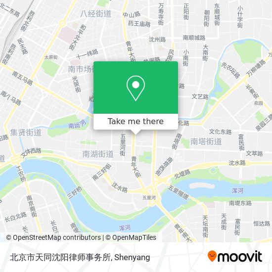 北京市天同沈阳律师事务所 map