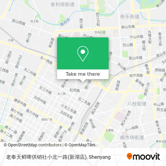 老奉天鲜啤供销社小北一路(新湖店) map
