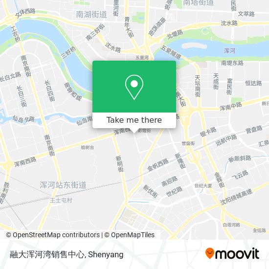 融大浑河湾销售中心 map