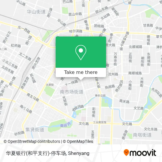 华夏银行(和平支行)-停车场 map