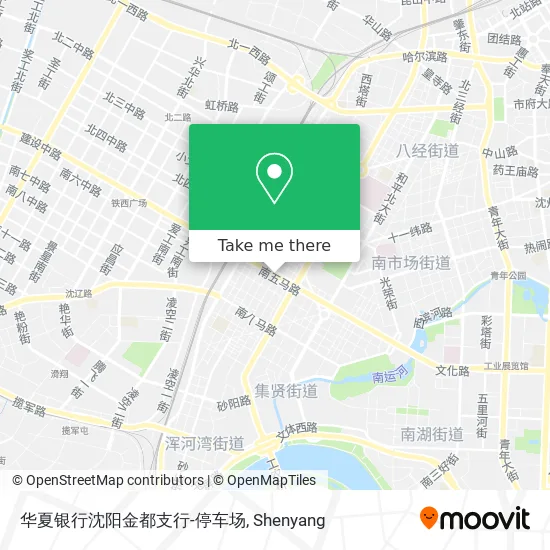 华夏银行沈阳金都支行-停车场 map