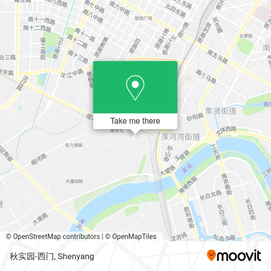 秋实园-西门 map