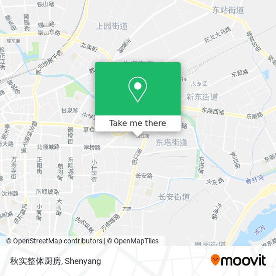 秋实整体厨房 map