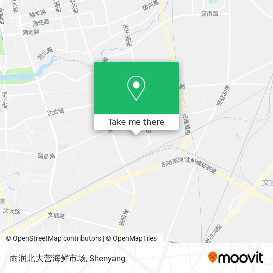 雨润北大营海鲜市场 map