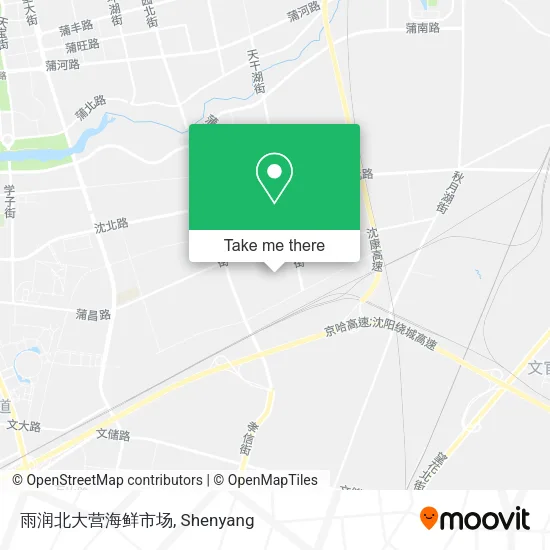 雨润北大营海鲜市场 map