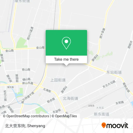 北大营东街 map