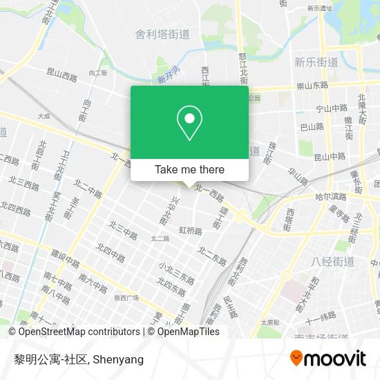 黎明公寓-社区 map