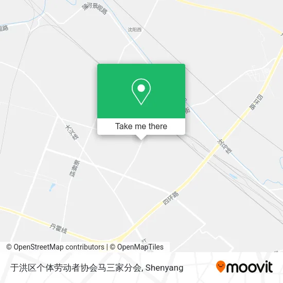 于洪区个体劳动者协会马三家分会 map