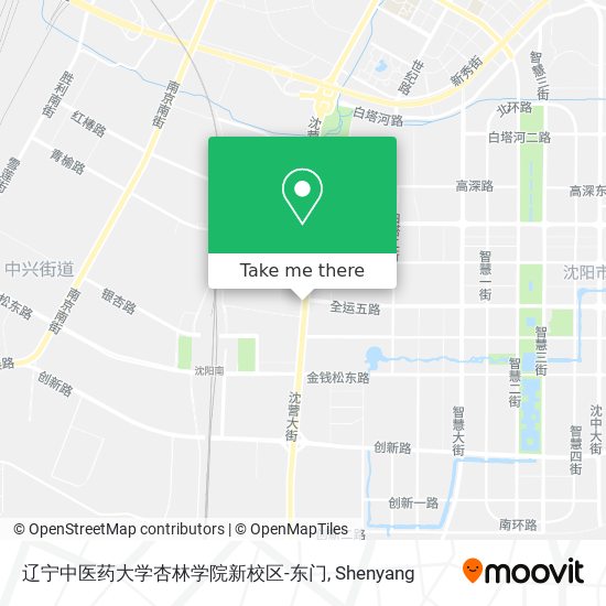 辽宁中医药大学杏林学院新校区-东门 map