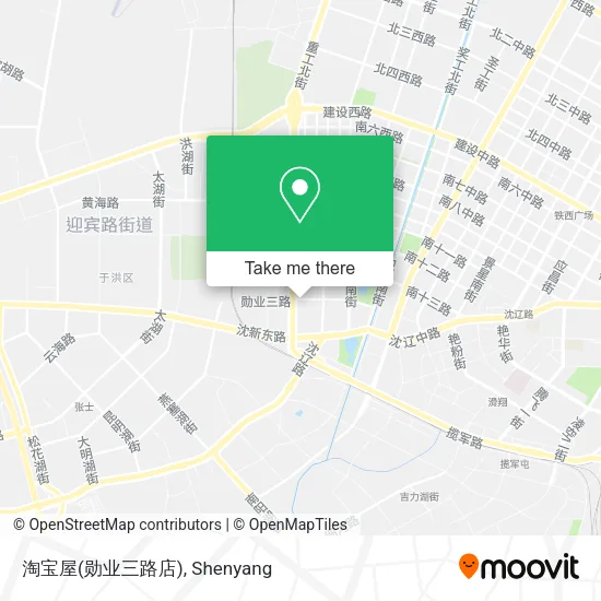 淘宝屋(勋业三路店) map