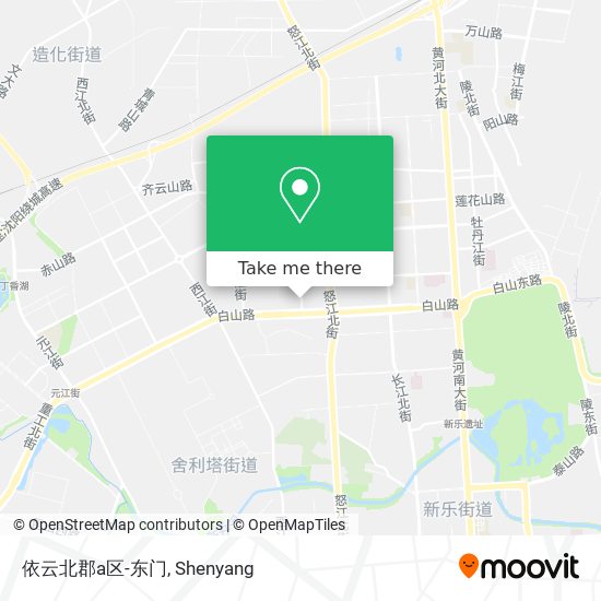 依云北郡a区-东门 map