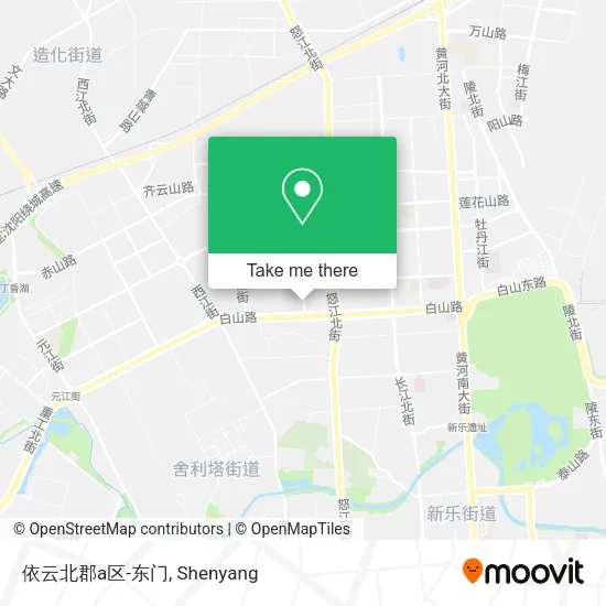 依云北郡a区-东门 map
