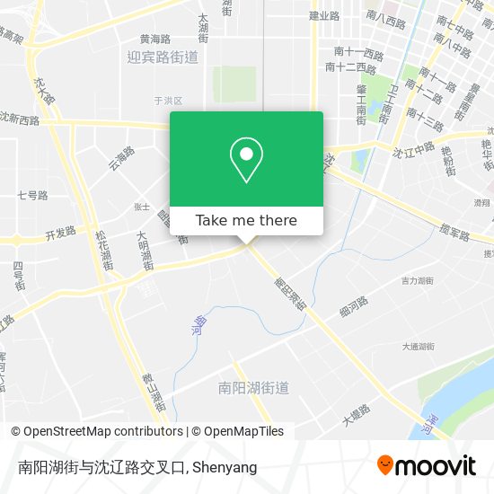 南阳湖街与沈辽路交叉口 map