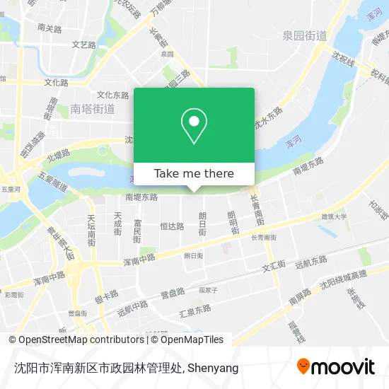 沈阳市浑南新区市政园林管理处 map