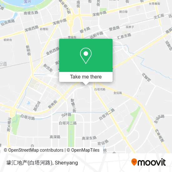 壕汇地产(白塔河路) map