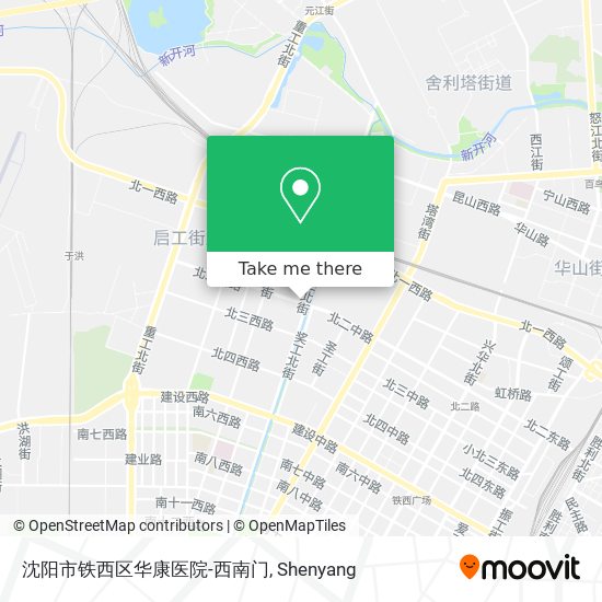 沈阳市铁西区华康医院-西南门 map