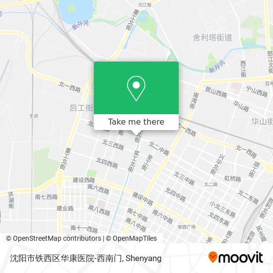 沈阳市铁西区华康医院-西南门 map