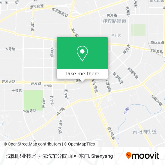 沈阳职业技术学院汽车分院西区-东门 map