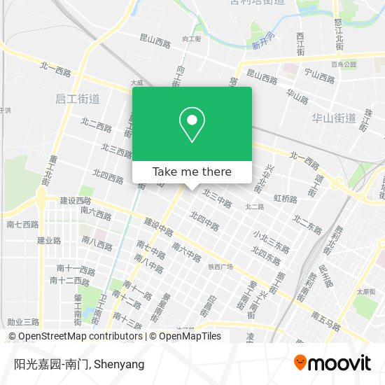 阳光嘉园-南门 map