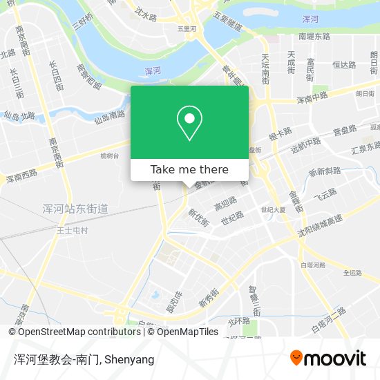 浑河堡教会-南门 map