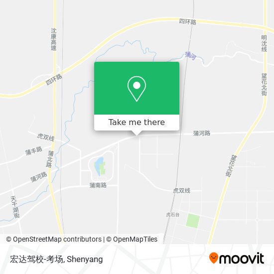 宏达驾校-考场 map
