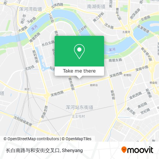 长白南路与和安街交叉口 map