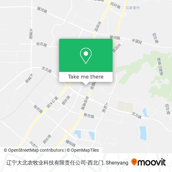 辽宁大北农牧业科技有限责任公司-西北门 map