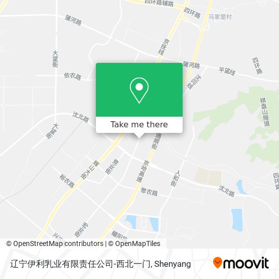 辽宁伊利乳业有限责任公司-西北一门 map