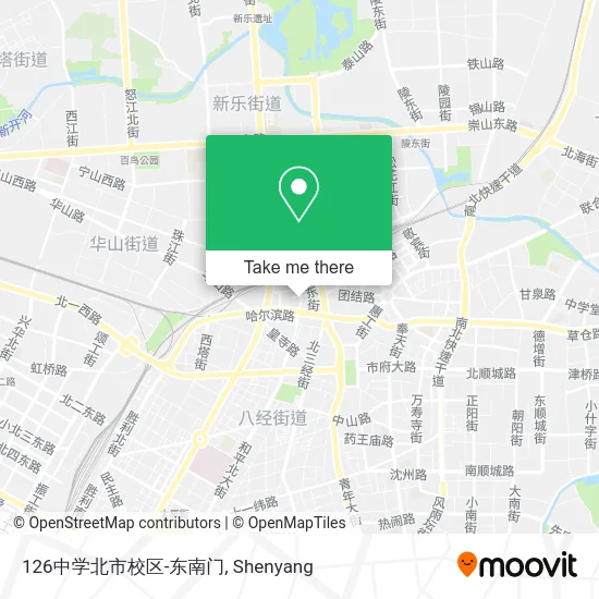 126中学北市校区-东南门 map