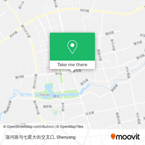 蒲河路与七星大街交叉口 map