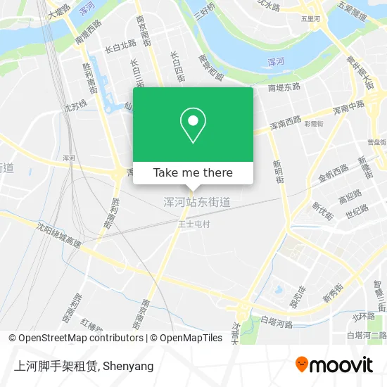 上河脚手架租赁 map