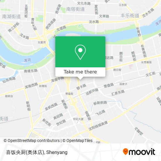 喜饭央厨(奥体店) map