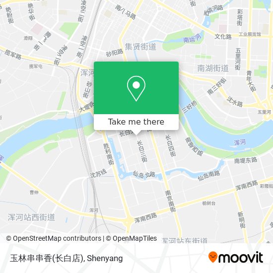 玉林串串香(长白店) map