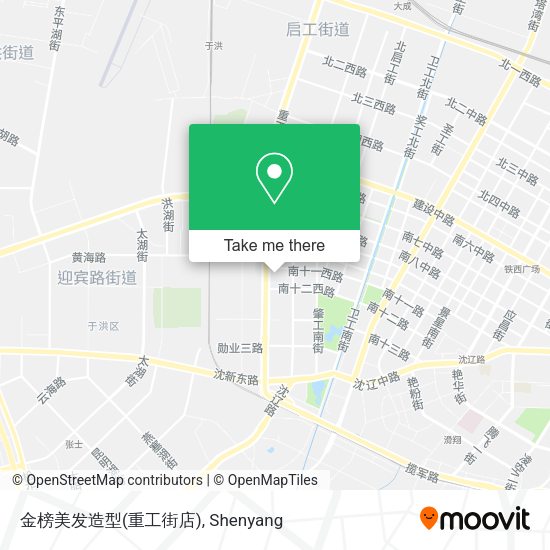 金榜美发造型(重工街店) map